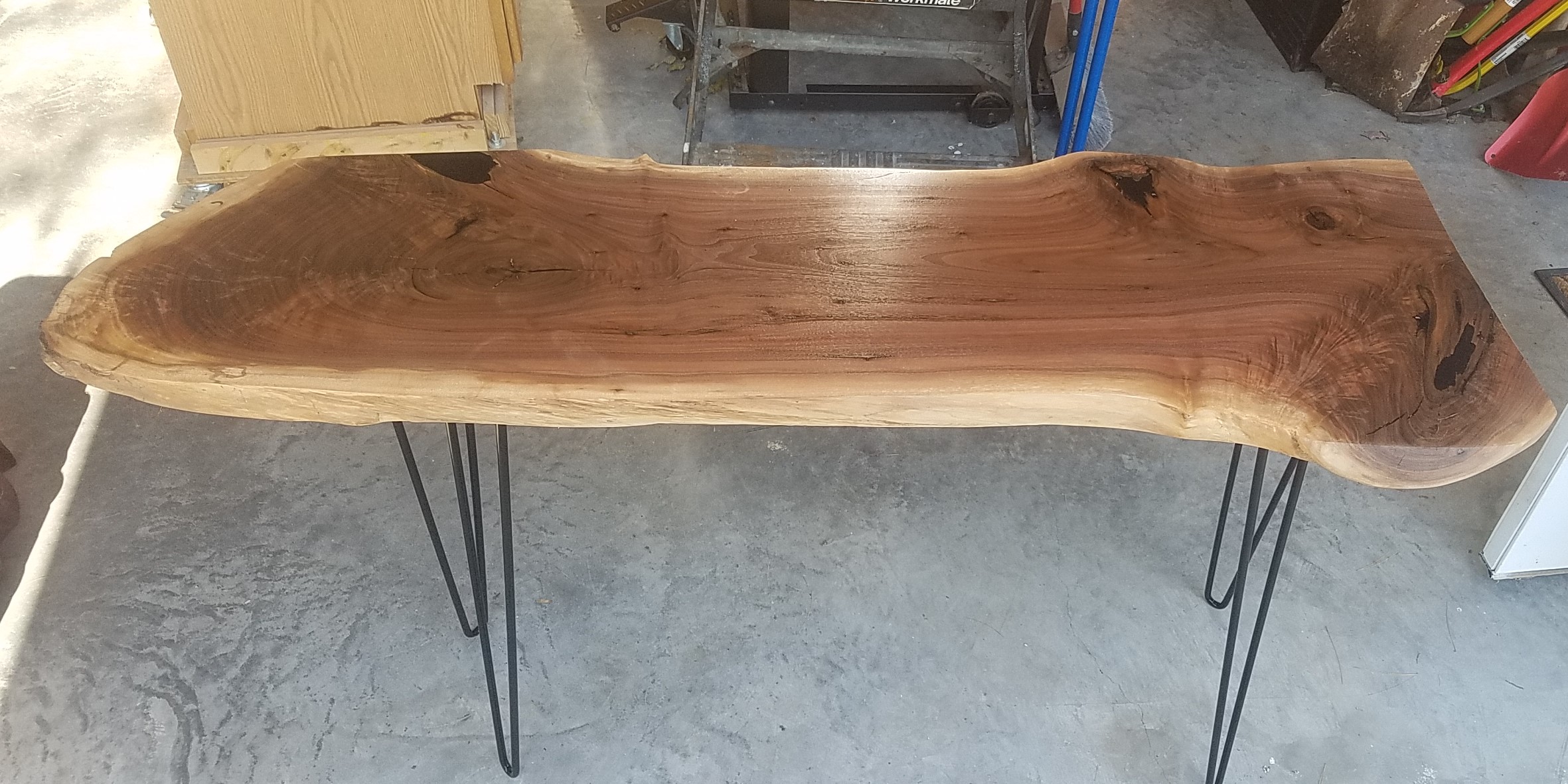 Live Edge Table Top View Live Edge Table Top View